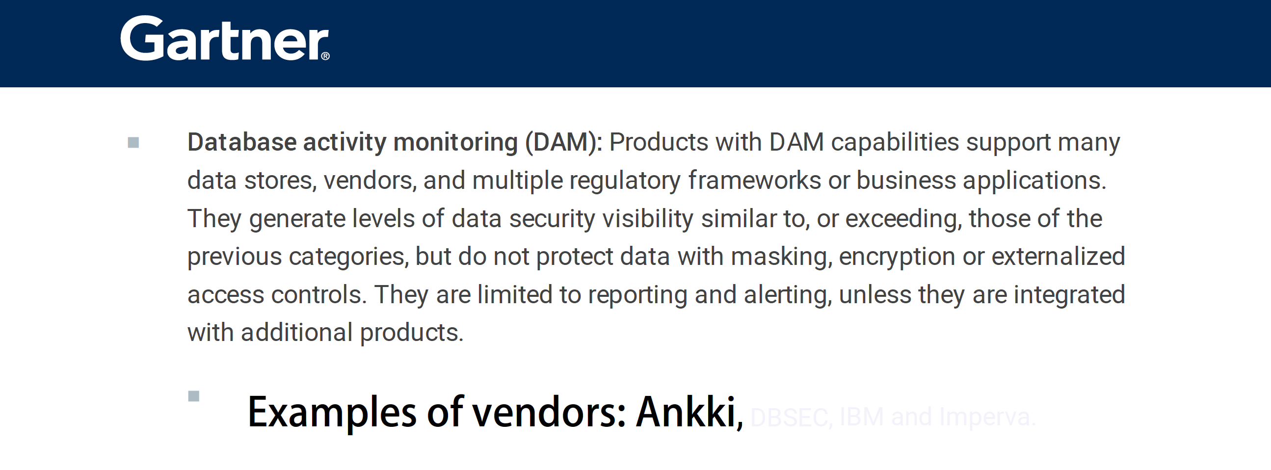 昂楷數據安全綜合治理平臺 DSP 進入 Gartner Innovation Insight for Data Security Platforms 報告